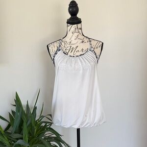 lululemon White & Black Tank Top